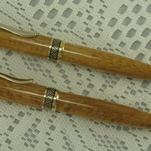 PNG Rosewood Perfect Fit Pen and Pencil