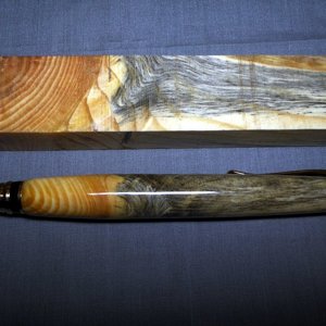 Spalted Blue Pine with Knot for RichB
