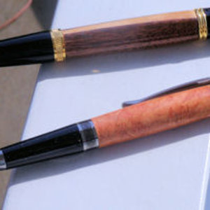cherry burl  and walnut with curly maple wedge