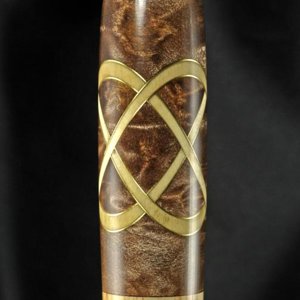 Pine Desk Pen and Base