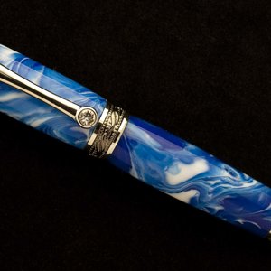 Ocean Currents Vintage Blue