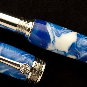 Ocean Currents Vintage Blue