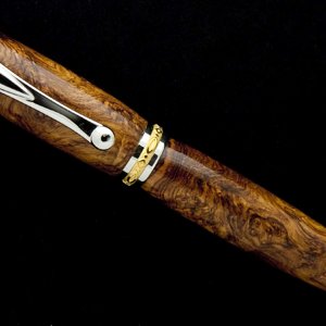 HRB Swirly Burl Jr. Statesman Fountain Pen