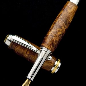 HRB Swirly Burl Jr. Statesman Fountain Pen