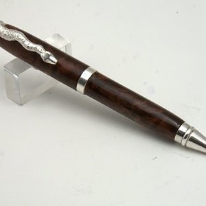 walnut / silver Cigar style pen