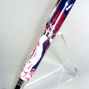 Jr Gent II RB Rhodium Brooks803 USA Blank - Pen 115