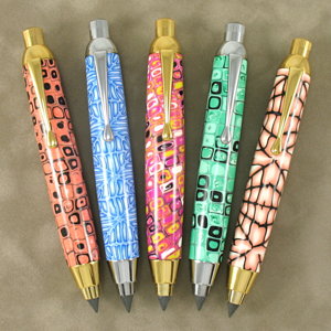 Artist Sketch Pencils with Polymer Clay