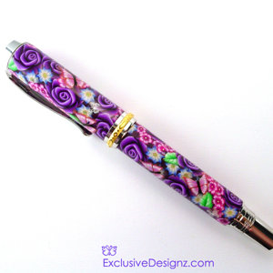 Purple Rose Pen