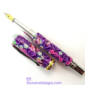 Purple Rose Pen