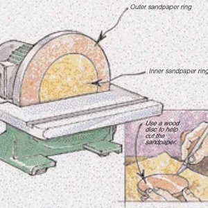 Two-Grit Sanding Disk