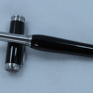 Marksman Black Acrylic on Brushed SS