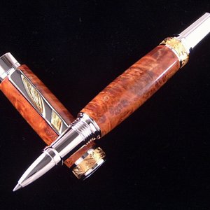 Imperial with Gold Box Elder Burl