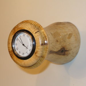 Desk Clock in distressed Redbud