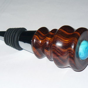 XXX-Cocobolo with acrylic cabochon