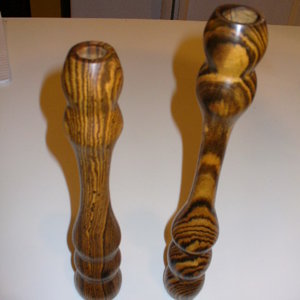 Candle sticks in Bocote-XXX