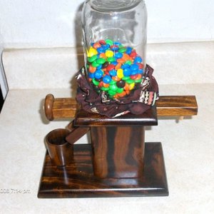 Desert Ironwood M&M dispenser