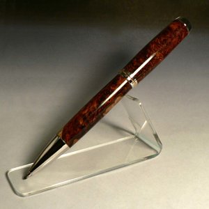 Rho Jr Gent twist pen w/ 2-tone Honduran Rosewood burl