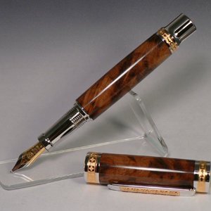 Rho Emperor FP w/ American Chestnut burl