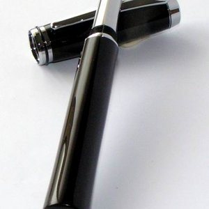 Chrome Baron Closed End with Pearl