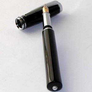 Chrome Baron Closed End with Pearl