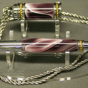 Magnetic necklace pen
