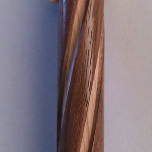 Slimline with a "twist" (oak & walnut)
