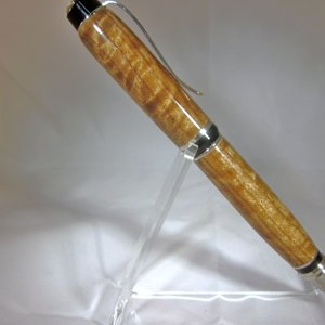Asian Metallic Silkwood on a Cigar Pen