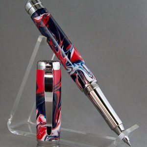 Brooks Red/White/Blue on Marksman Eagle Rollerball