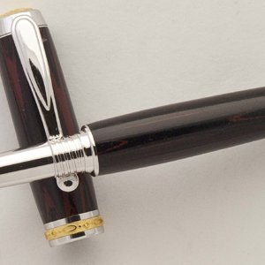 Red and Black Ebonite Jr. Statesman