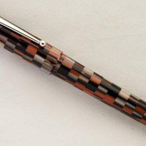 Coral Mosaic Kitless Fountain Pen