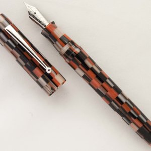 Coral Mosaic Kitless Fountain Pen