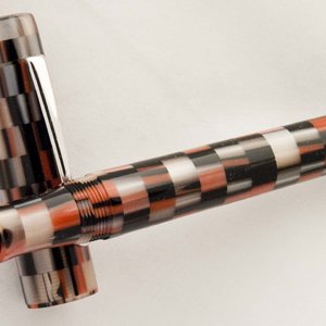 Coral Mosaic Kitless Fountain Pen