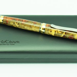Stabilized Amboyna Burl Cigar Pen