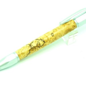 Stabilized Spalted Box Elder Burl Vertex Pen