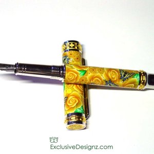 Polymer Clay~Yellow Rose of Texas