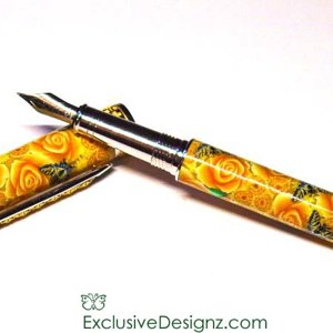 Polymer Clay ~ Yellow Rose of Texas