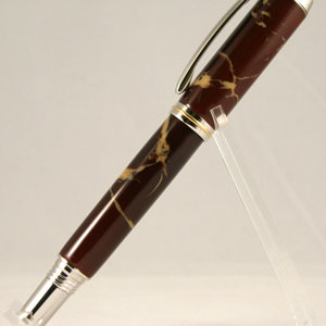 Deep Burgundy Marble Jr. Gent