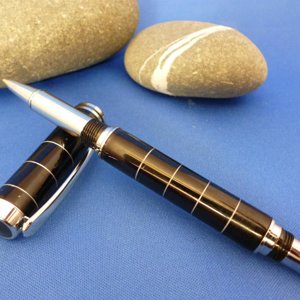 Aluminium pen, anodised black