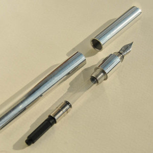 Aluminium fountain pen