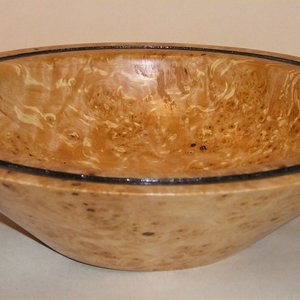 Silver Birch burr bowl