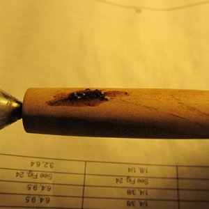 coffee grounds epoxy repair