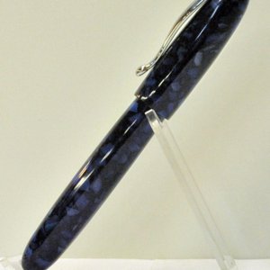 Rich Blue Pearl Custom Fountain Pen