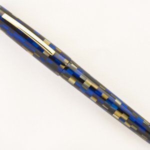 Custom Blue and Gold Mosaic