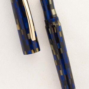 Custom Blue and Gold Mosaic