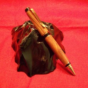 Cigar Pen turned from Olivewood