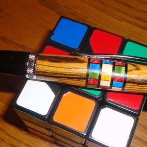 Son's Rubik cube pen