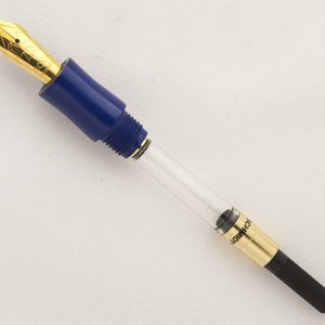 Custom Blue Ebonite Fountain Pen
