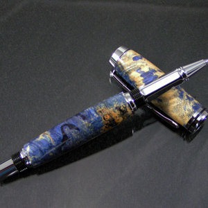 Box Elder Burl in Blue