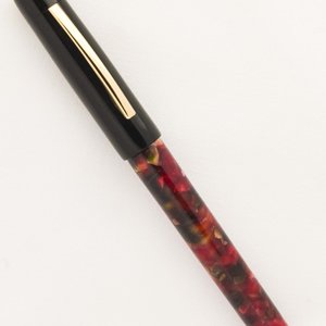 Custom Duo: Ebonite and Red Chunk Resin