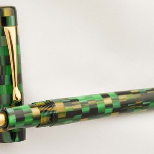 Custom Green and Gold Mosaic